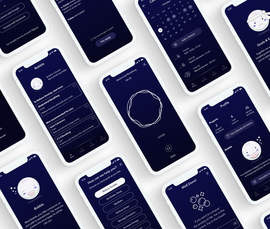 Bubble — case study visual 7