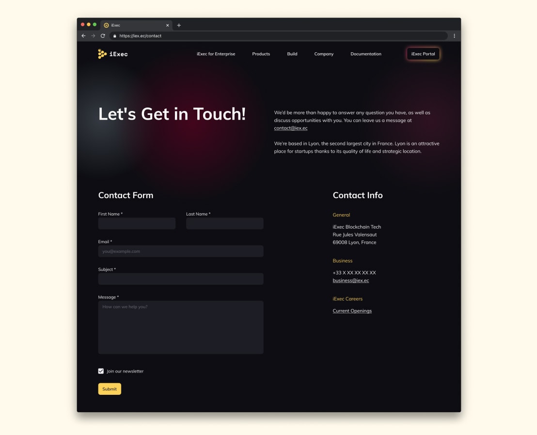 iExec rebranding — case study visual 3